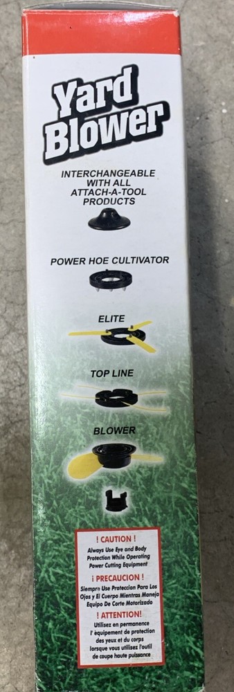 Trimmer Attachment Yard Blower - Safely Remove Leaves & Clippings from Driveways