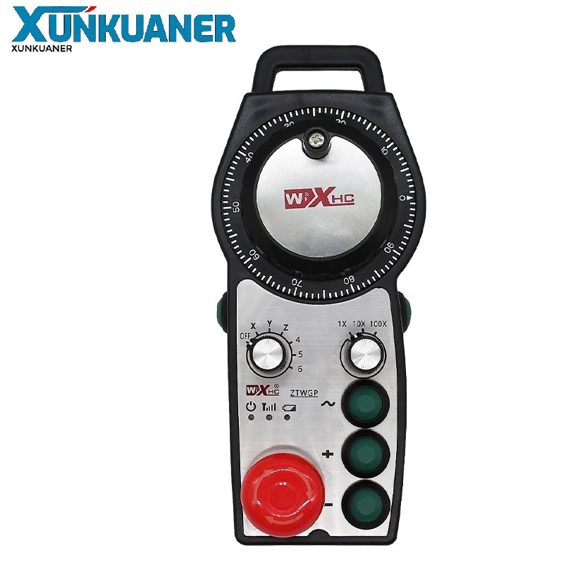 CNC 6 Axis Wireless Handwheel Manual Pulse Generator MPG Controller + Receiver