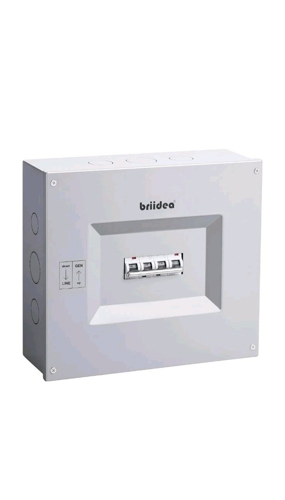 Transfer Panel (60A/60A), Briidea Transfer Switch for Portable Generators 15,000