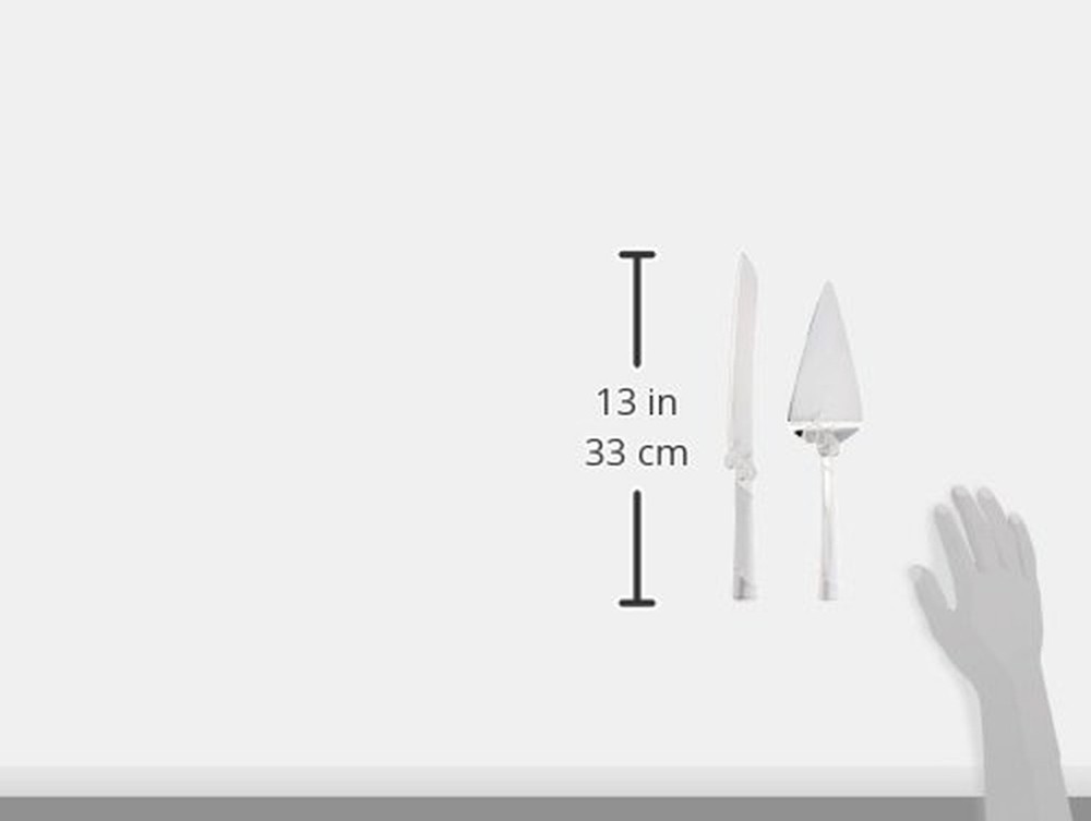Lenox 812615 True Love Cake Knife & Server, Metallic