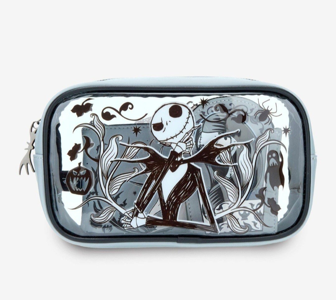 NEW! Disney The Nightmare Before Christmas Tonal Characters Cosmetic Bag 3 Set