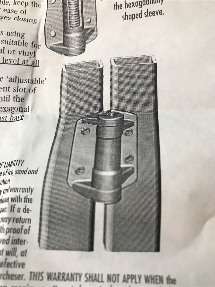 D&D Technologies Tru-Close Multi-Adjust Gate Hinges, for Self Closing