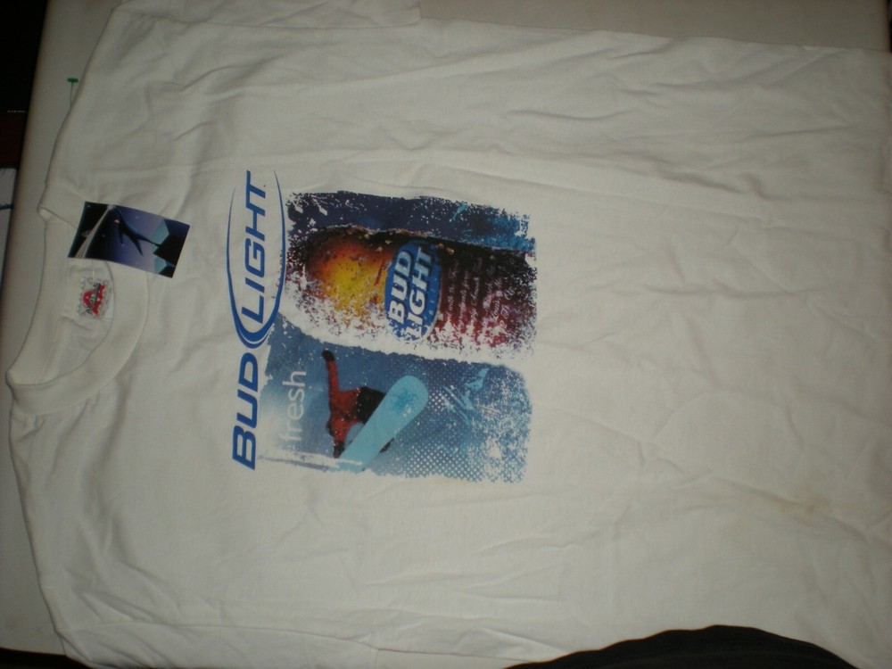 BUD LIGHT shirt NEW with tags