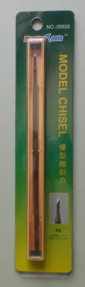 2 MM ROUND TIP CHISEL MASTER TOOLS TRUMPETER SCALE MODEL HOBBY 9926