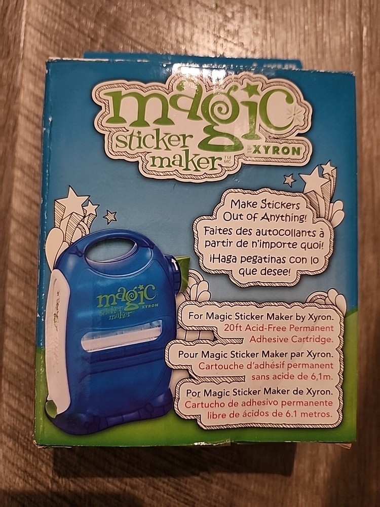 Xyron Magic Sticker Maker refill *Cartridge Only* Open Box ￼A9