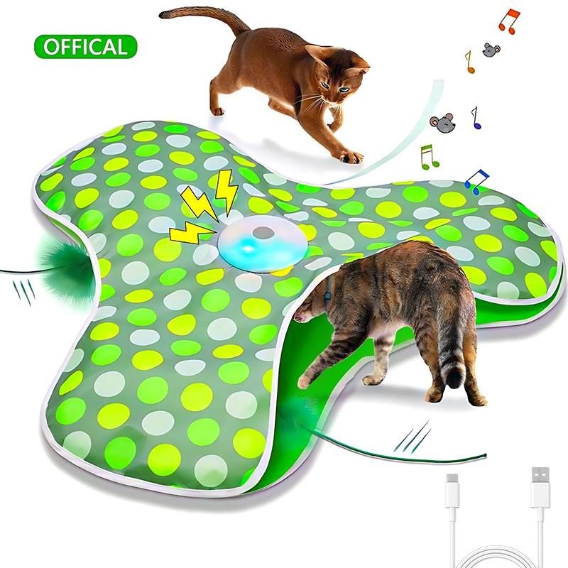 Hide and Seek Cat Toys, in-The-CoverUnpredicatable Moving Feather, Interac