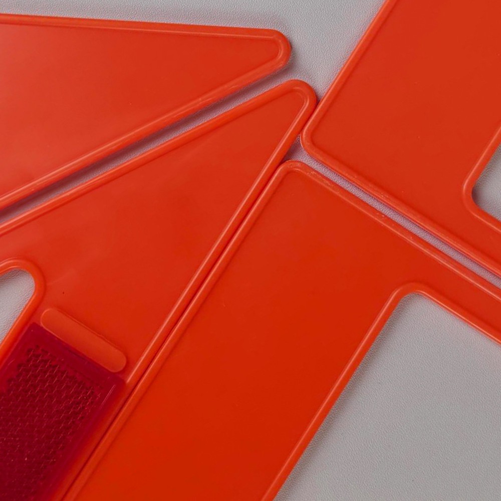 Safety Triangle Reflective Vehicles Warning Symbol Non-Slip Compact