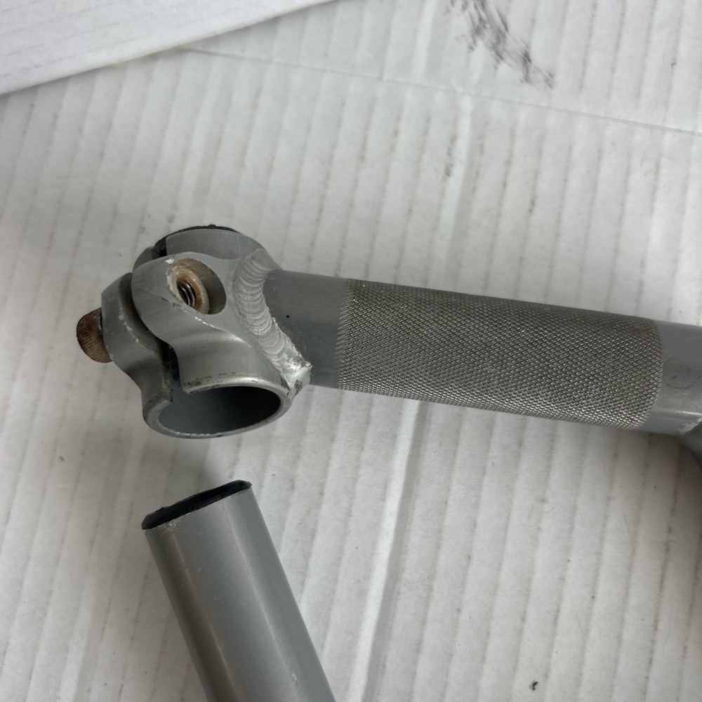 Control Tech Control Stix Silver Bar Ends Welded L-Bend