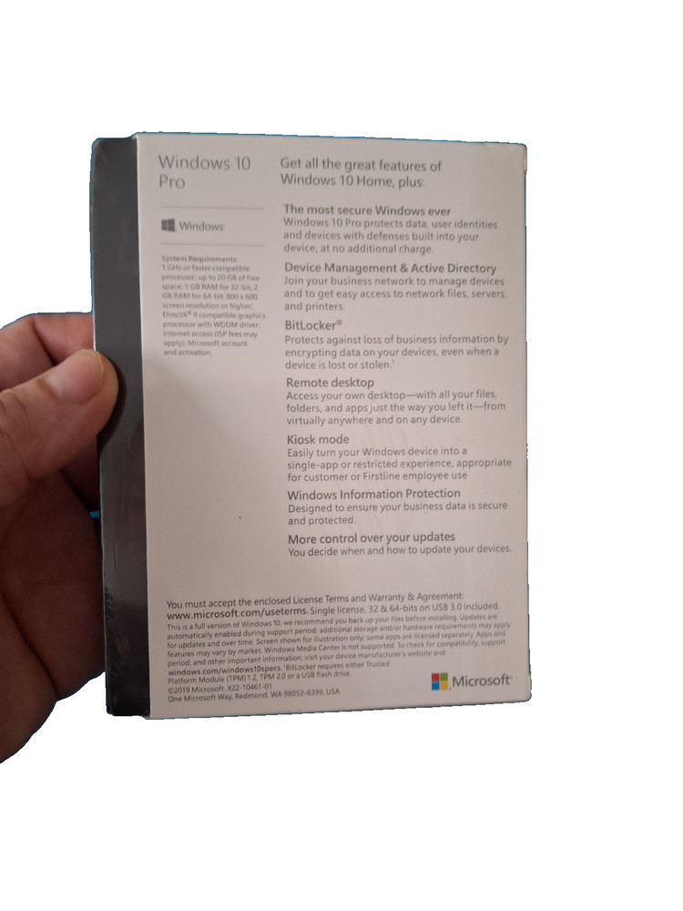 Microsoft Windows 10 32/64-bit Flash Drive