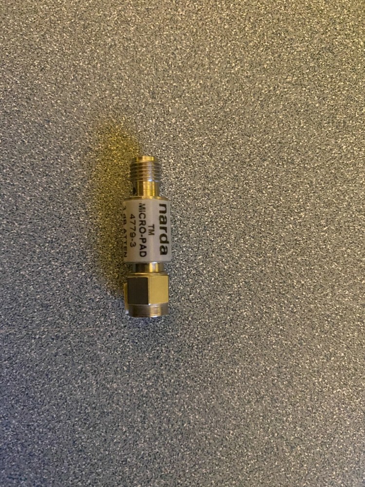 NARDA MICR-PAD 4779-3  3DB ATTENUTOR DC-18 GHZ 2 WATTS