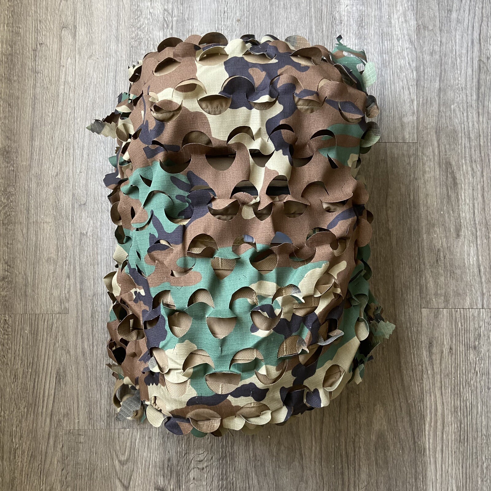 M81 Woodland 3D Backpack Scrim Camo Cover Netting 30L-55L Tactical NIR Compliant