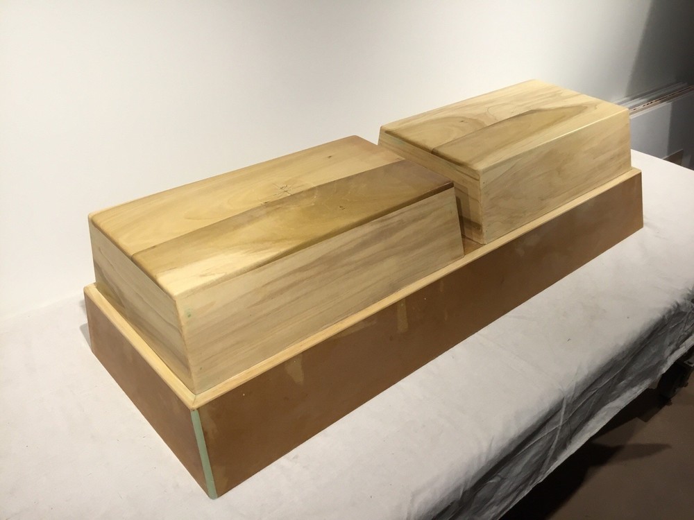 Utility sink wooden molds
