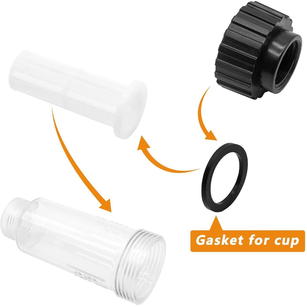 For K?rcher Water Filter Quick Adapters 3/4 Inch Connection External Thread