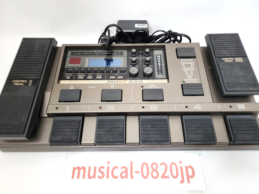 ZOOM Super Player 8080 Guitar Multi Effects Pedal