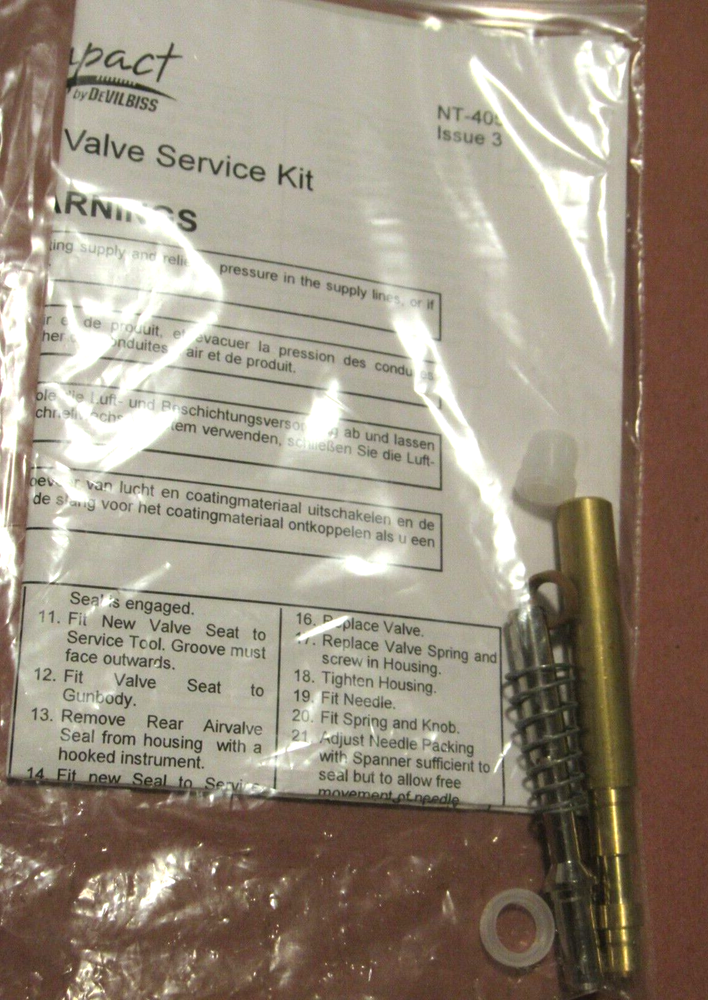 Devilbiss Spk-101-K Air Valve Service Kit