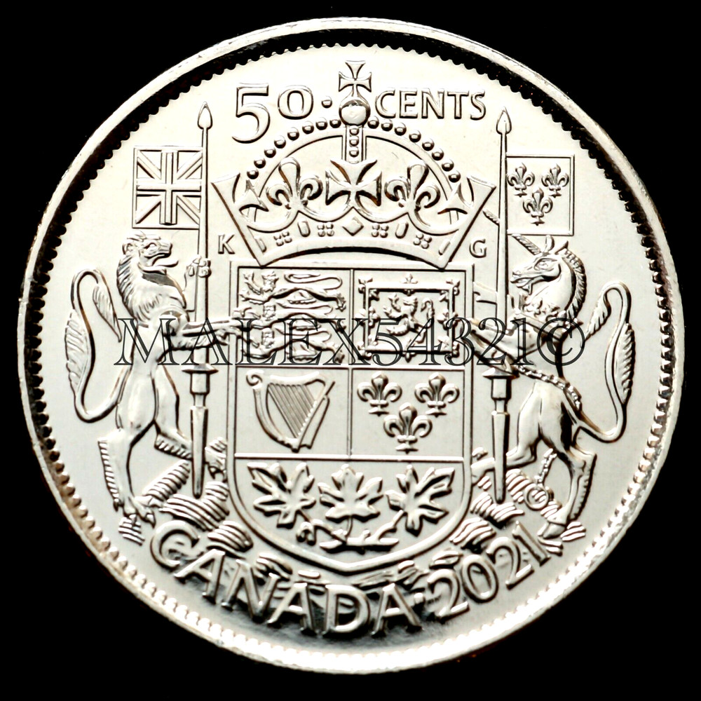 🇨🇦 ​CANADA 2021 50 CENTS COMMEMORATIVE DESIGN UNCIRCULATED