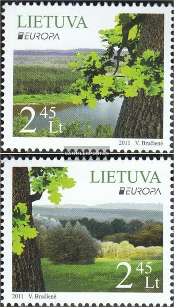 Lithuania 1063-1064 MNH 2011 Forest