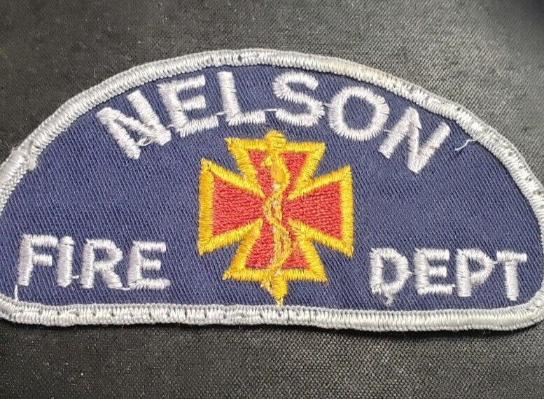 Nelson Fire Department Defunct Patch Sewing Crafts vintage