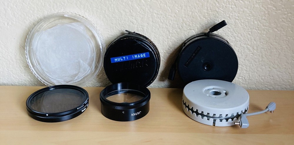 VIVITAR 46MM SKYLIGHT CLEAR FILTER With Case Nice! Izumar 55.O With Case