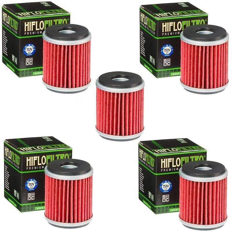 2004 2005 2006 Yamaha YFZ450 Genuine HiFlo Oil Filter HF141 YFZ 450 - Pack of 5