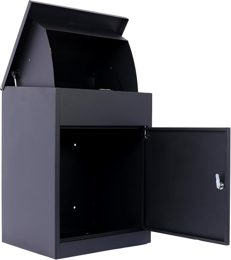 Tzou Package Delivery Box for Outside Deck Boxes Extra Large Mailbox Lockable