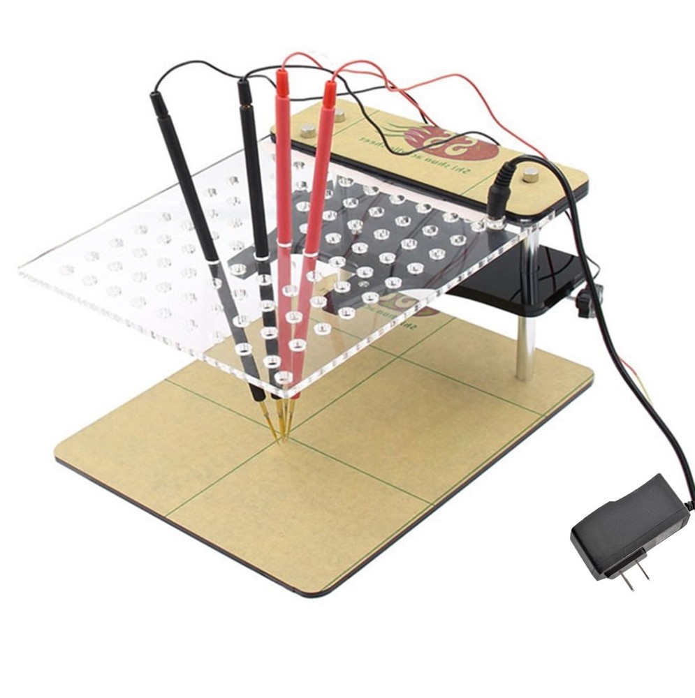 Multifunctional LED BDM Frame Test Board with 4 Copper Probe Pins & 22 Adapters