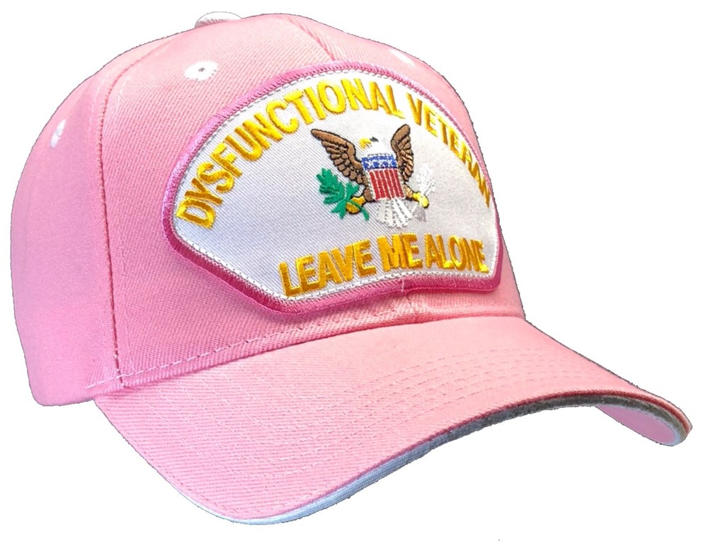 DYSFUNCTIONAL VETERAN Hat Pink Ball Cap