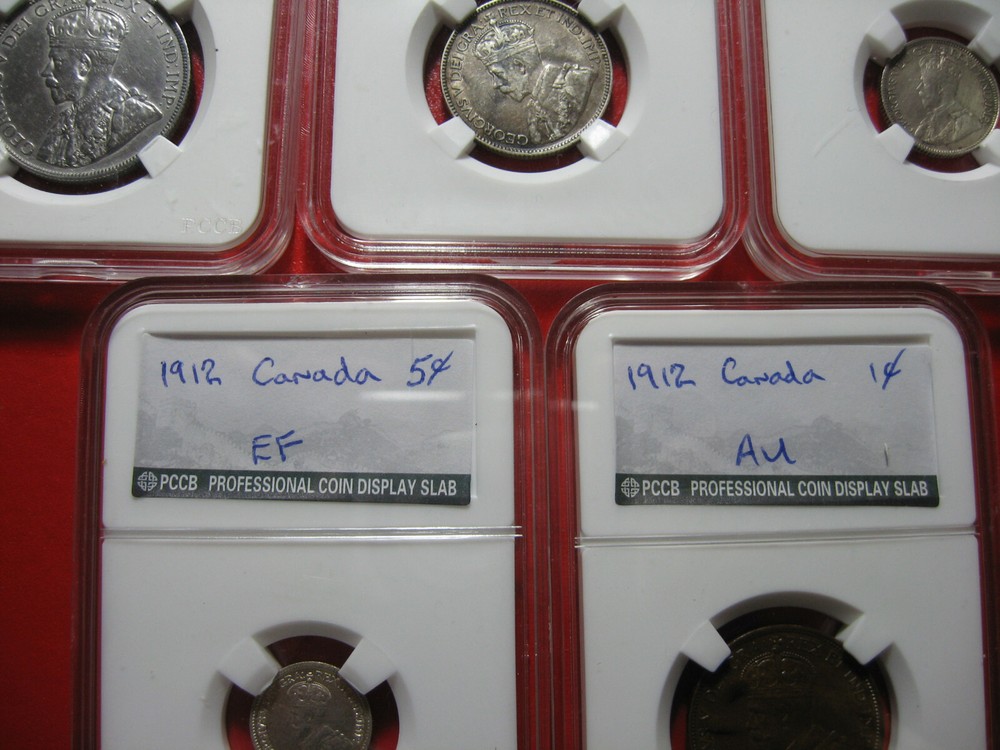 1912 Canada coin set