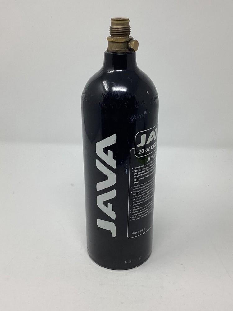 JAVA 20 Oz CO2 Tank Refillable Aluminum Co2 Tank - Black