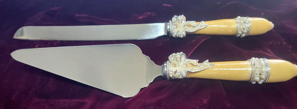 Wedding  Cake knife & server Set