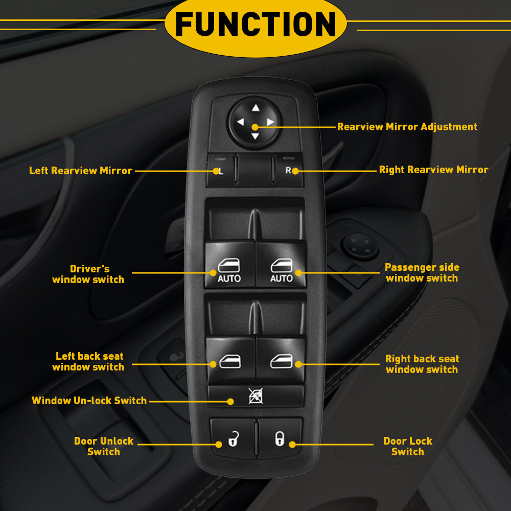 For Chrysler Town & Country 2012-2016 AUTO Master Power Window Control Switch US