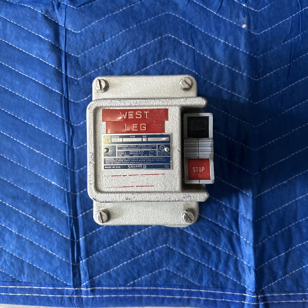 Square D 9001BR series explosion-proof control station.