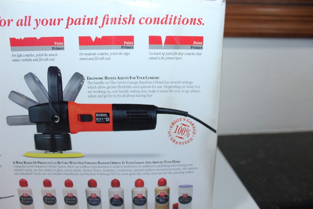 Professional Random Orbital Buffer Polisher 850W Motor Variable Speed