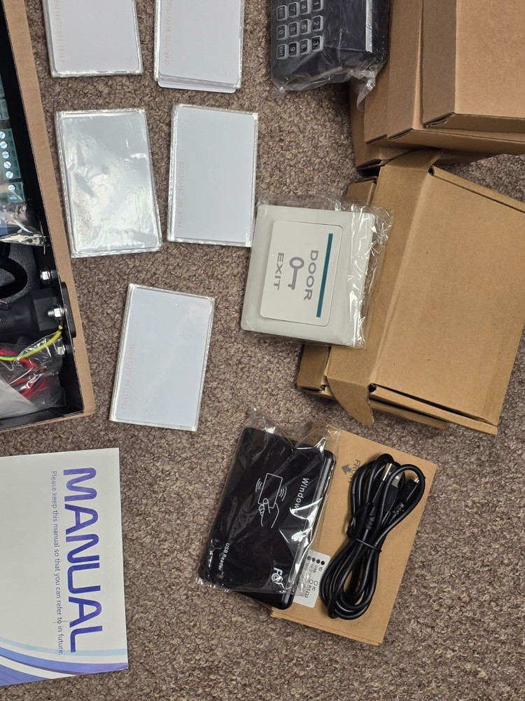 Complete Access Control System Kit Controller Keypads RFID Reader Door Strikes