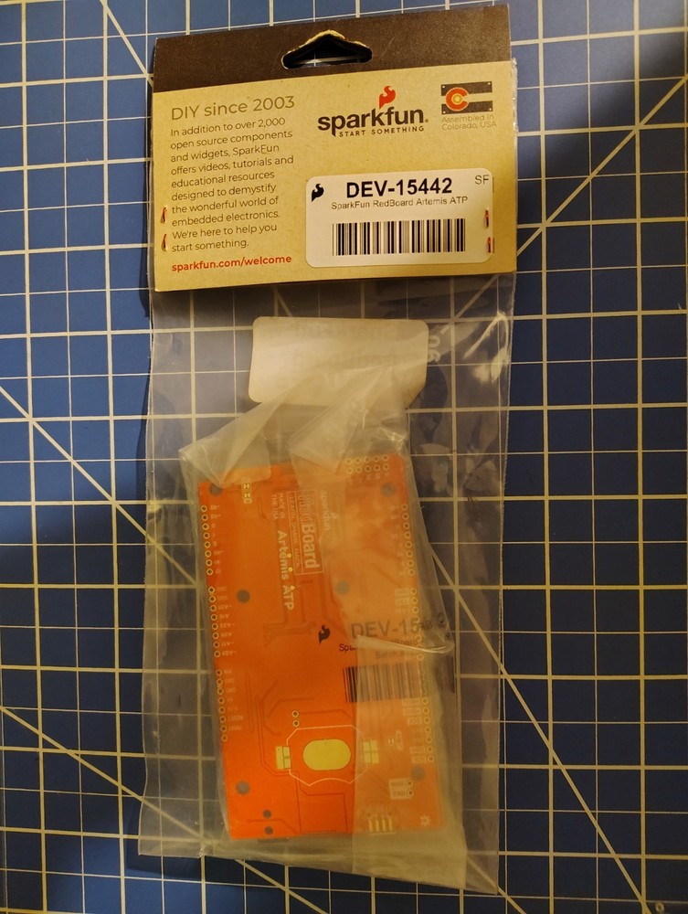 New SparkFun RedBoard Artemis ATP