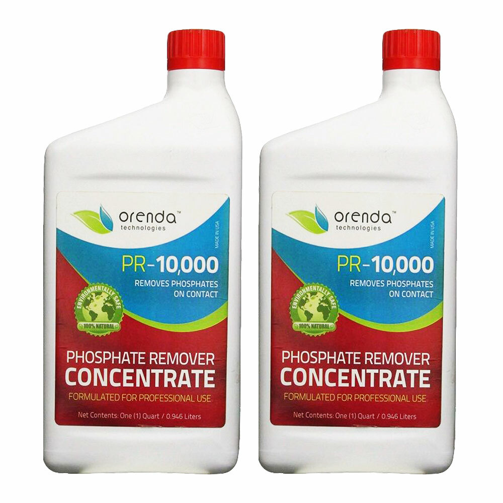 Orenda PR-10000 Phosphate Remover Concentrate For Pools 1 Quart  2 Pk ORE-50-226