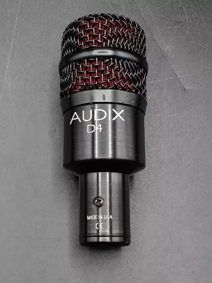 Audix D4 Hypercardioid Dynamic Instrument Microphone