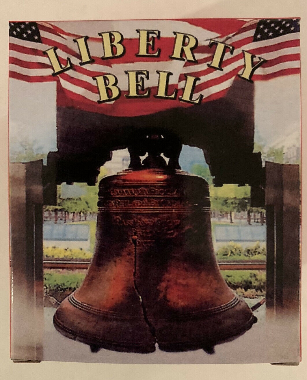 Liberty Bell on a metal stand