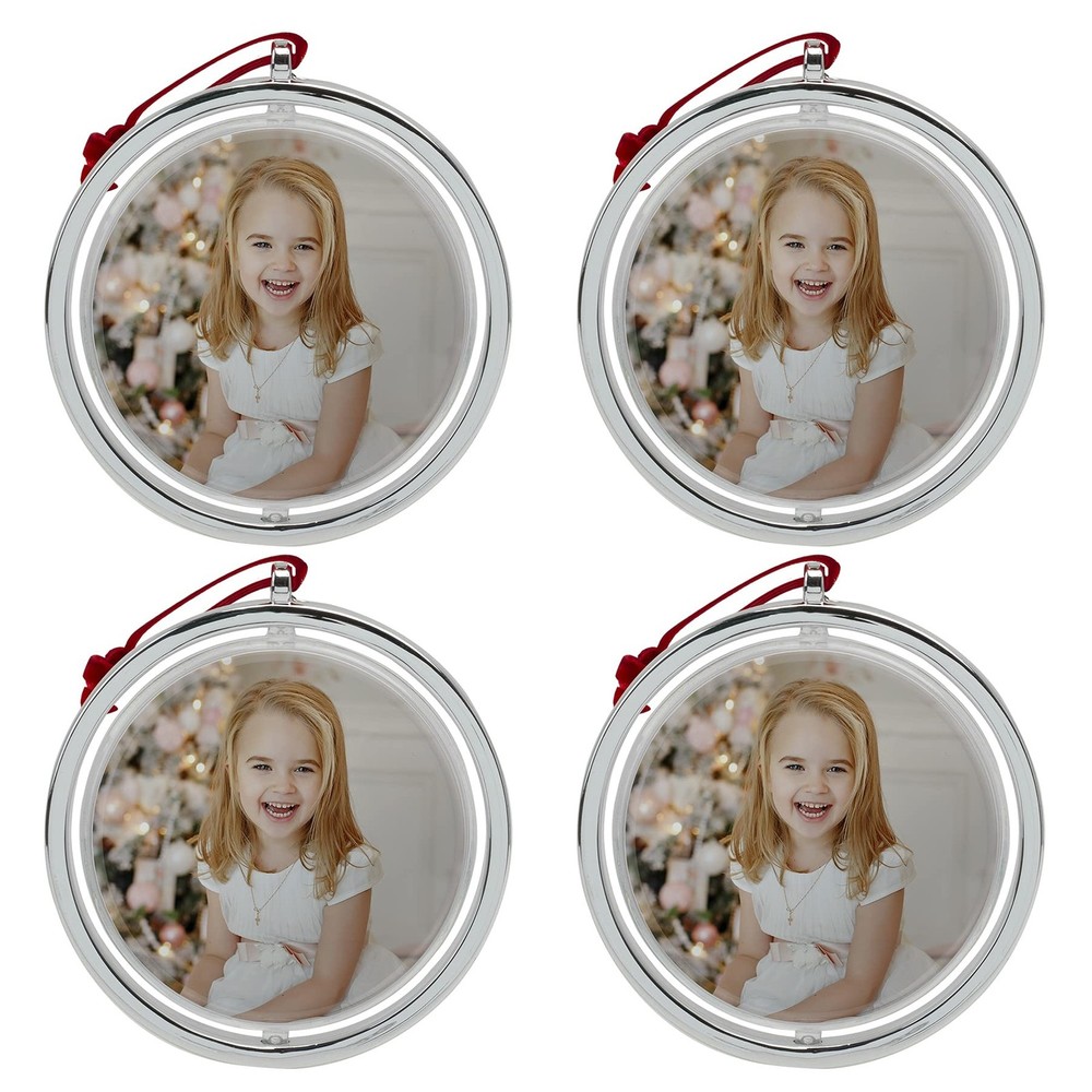 Spinning Photo Ornament - 4 Pack