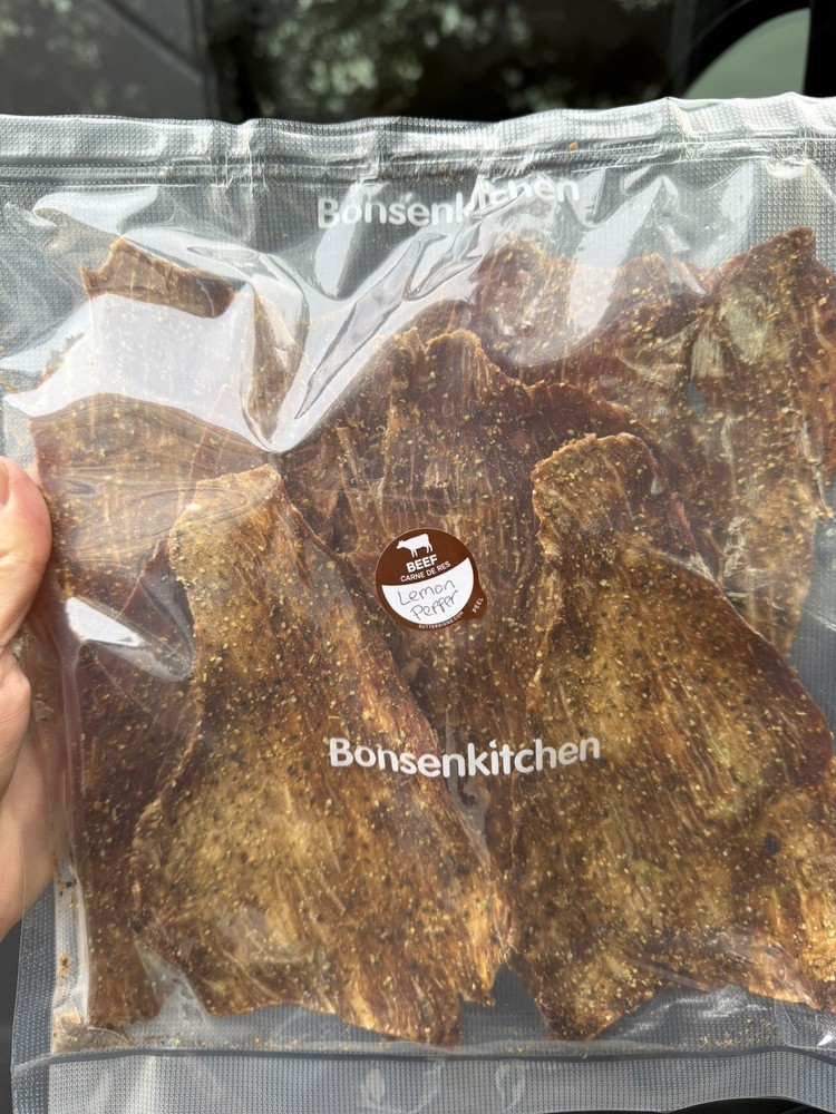 Lemon Pepper Premium Beef Jerky - HOMEMADE when ordered