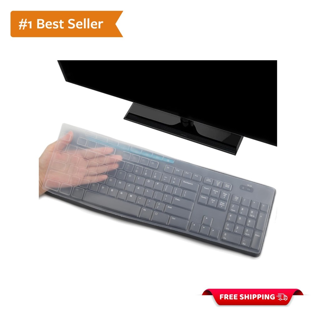 Reusable Silicone Keyboard Protector for Logitech MK275 MK270 - Scratch Resitant