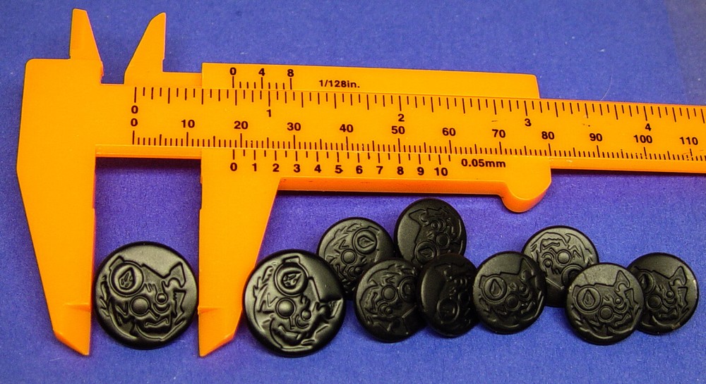 VOLCOM Replacement buttons 10 Anodized Effect 2part metal Buttons good used cond