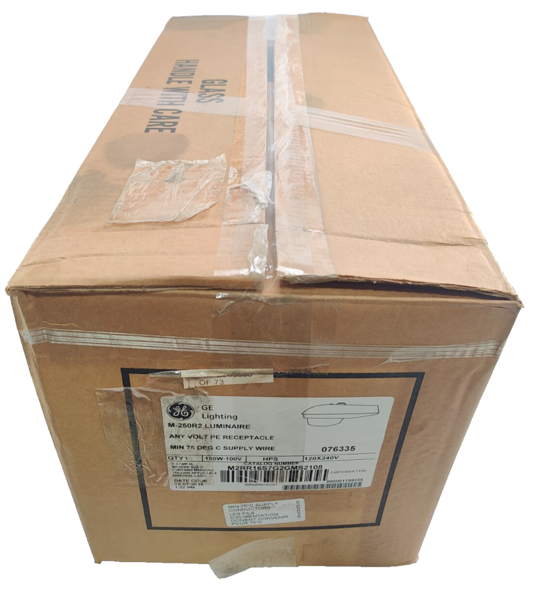 GE M-250R2 150 watt Street Light Fixture - NEW