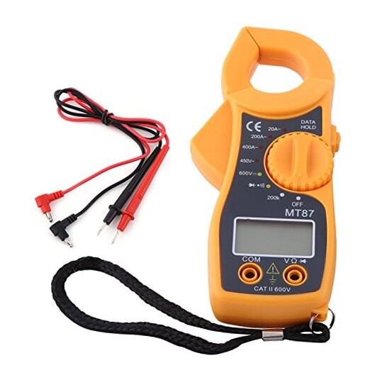 Digital Clamp Multimeter, Digital Clamp Meter AC/DC Voltmeter with Voltage, AC