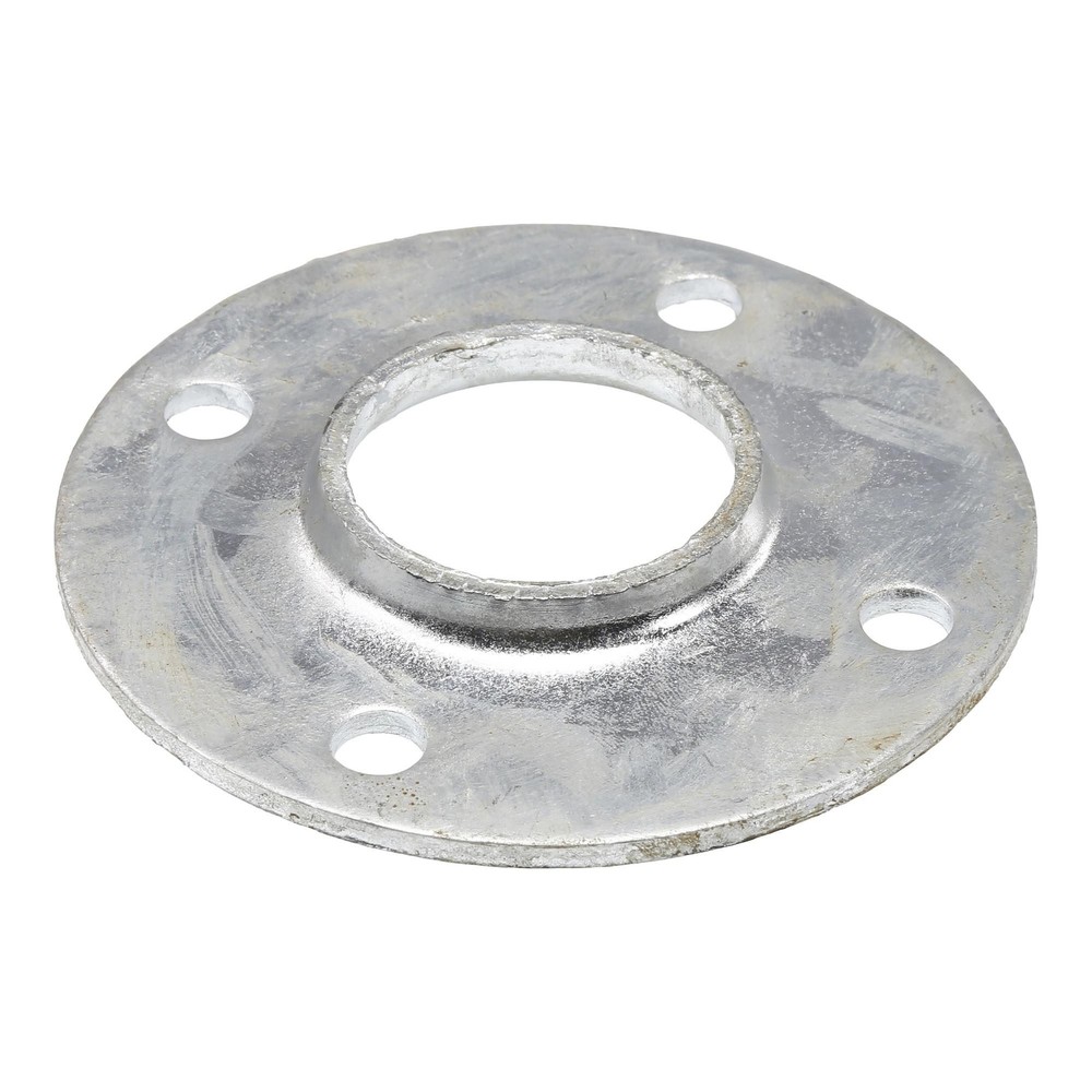 Chain Link 1 5/8" Weldable Surface Mount Floor Flange - Round Disk Flange