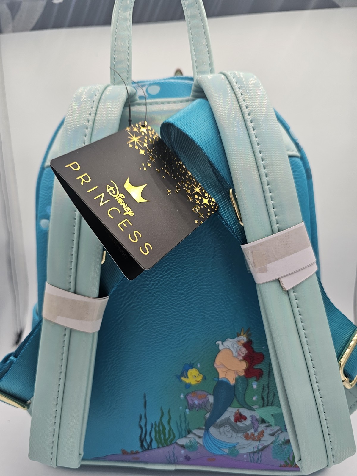 Disney Loungefly The Little Mermaid King Triton Cosplay Mini Backpack NWT