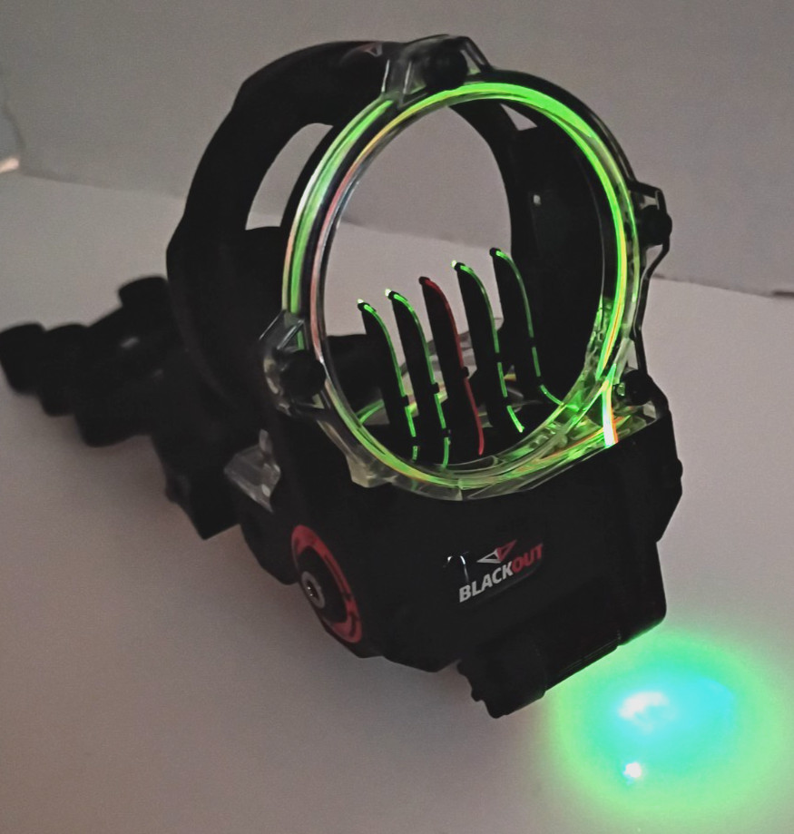 Blackout 5-Pin Bow Sight with React Technology AS855BK