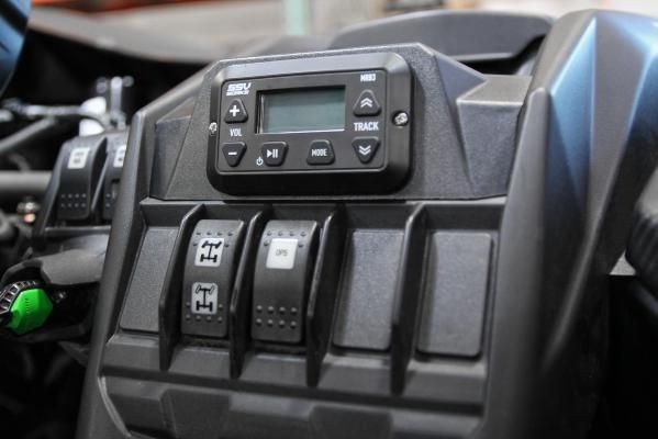 SSV Works MRB3S Media Player With Dash Panel Kit For Can-Am Maverick X3 17-22
