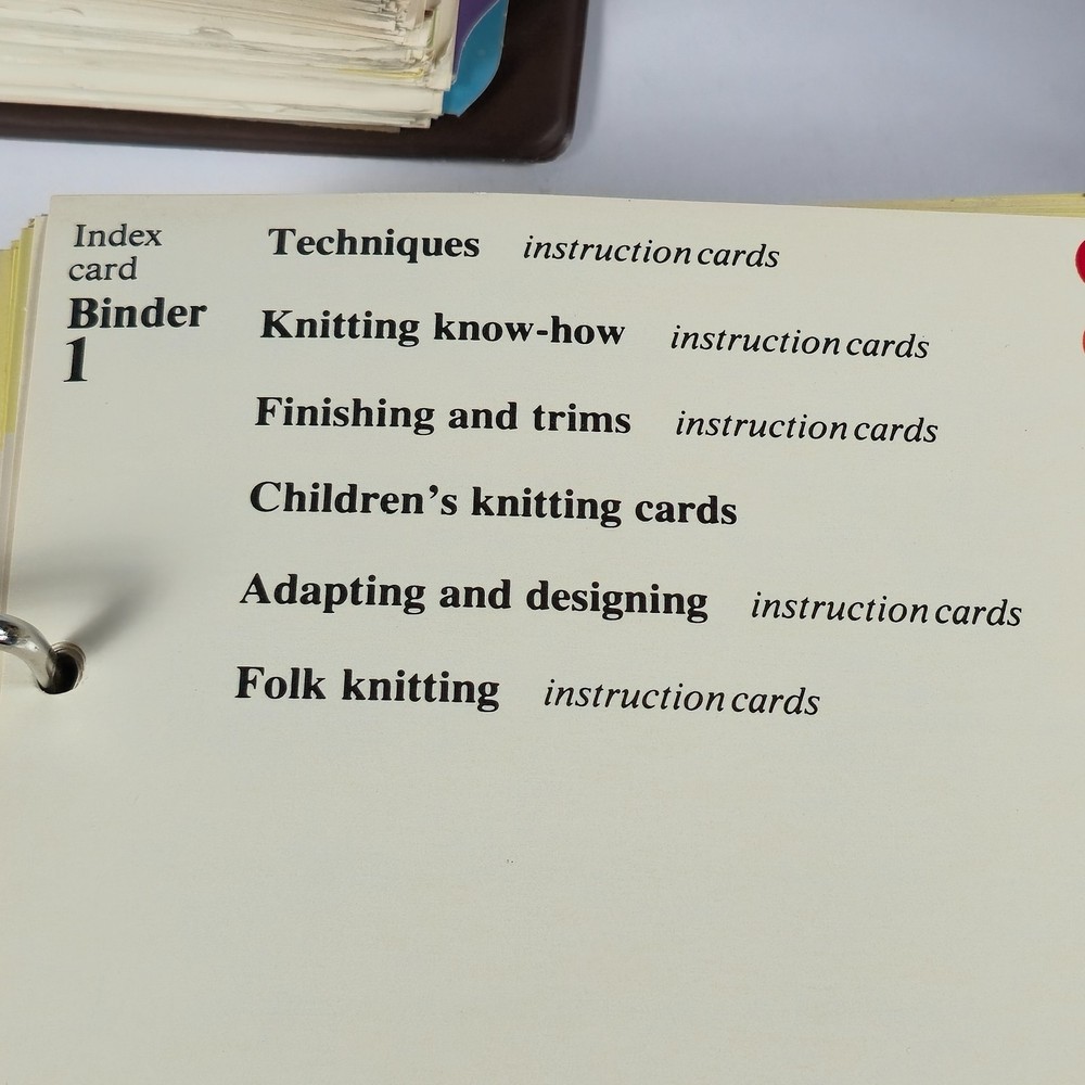 The Knitting Collection, by Golden Press- 3 Binders (2 Ring Binders)