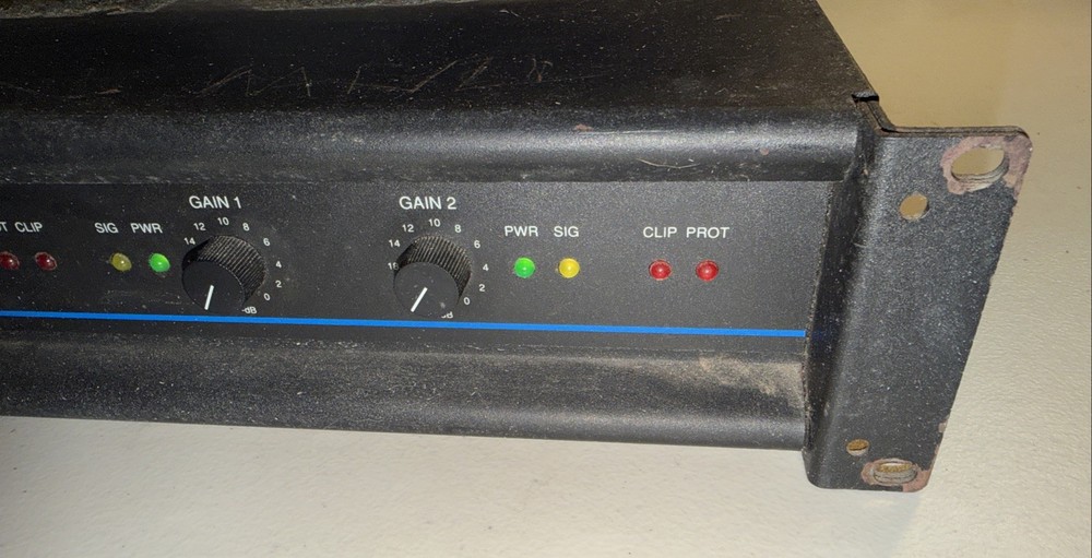 QSC MX-1500A Professional Power Amplifier - Powers On, Untested